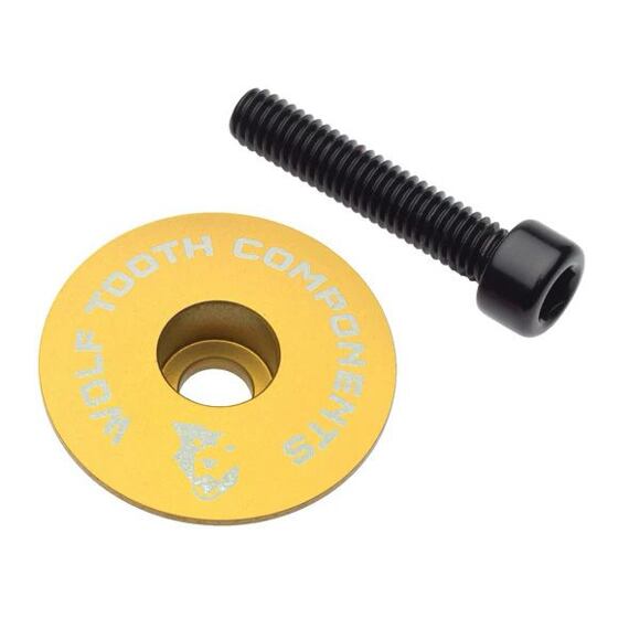 WOLF TOOTH ULTRALIGHT STEM CAP Flat gold