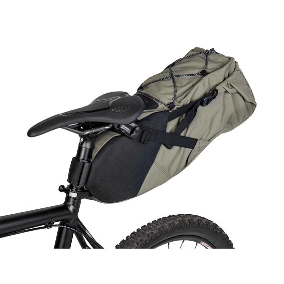 TOPEAK bikepacking BACKLOADER, rolling bag for seatpost 15l green