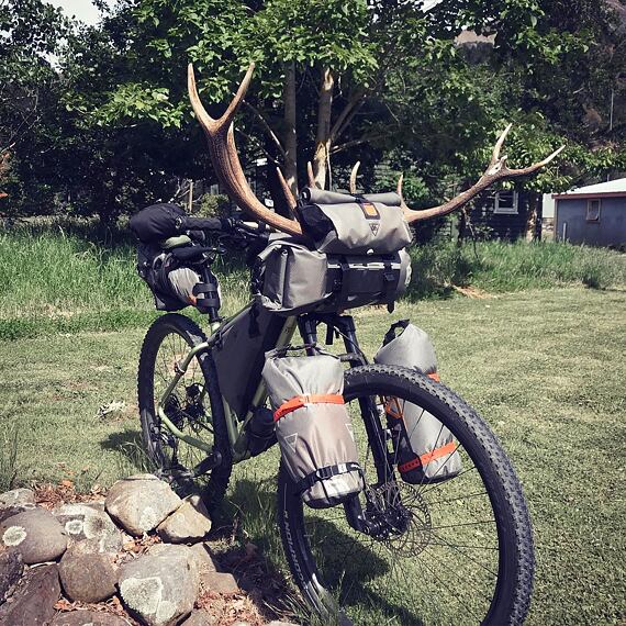 WOHO bag X-TOURING DRY BAG Honeycomb Iron grey 15L