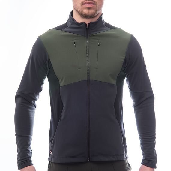 FT MEN'S CROSS POINT JACKET GREY/OLIVE/BLACK