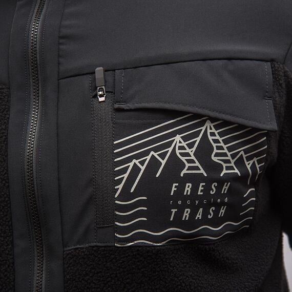 FT MEN'S FLEECE JACKET BLACK