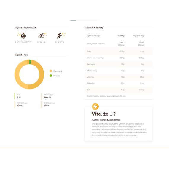 CHIMPANZEE  ENERGY GEL Mango 35g