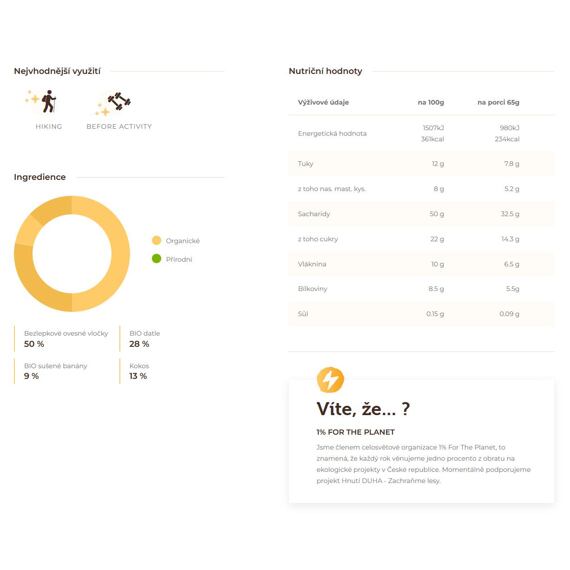 CHIMPANZEE  BIO PORRIDGE Banana 65g, CZ-BIO-002
