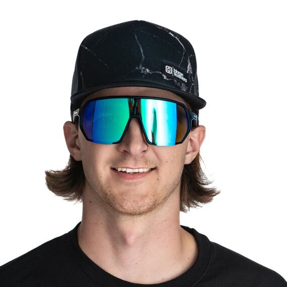 HORSEFEATHERS glasses ARCHIE black/mirror green