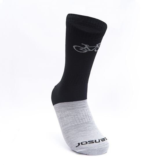 SENSOR TOUR MERINO WOOL SOCKS BLACK/GREY