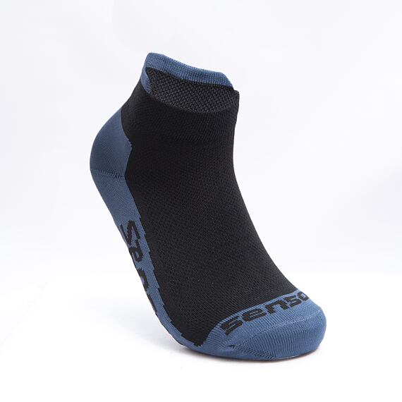 SENSOR RACE COOLMAX INVISIBLE SOCKS BLACK/BLUE