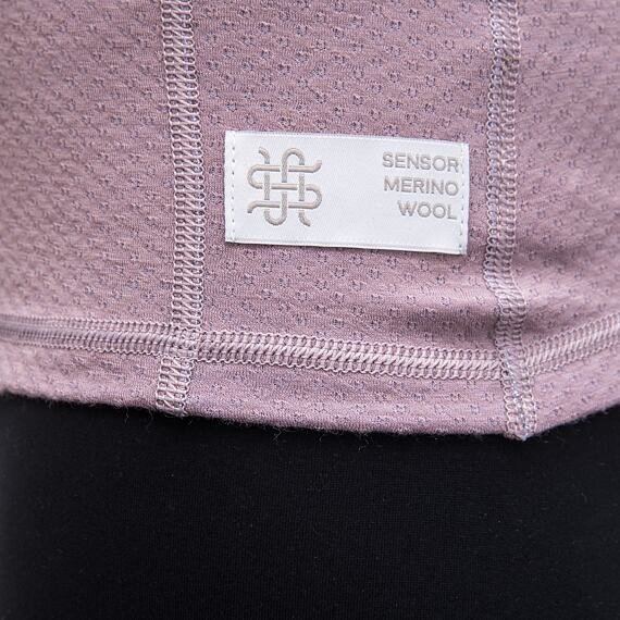 SENSOR MERINO DF WOM TEE LS mystic violet