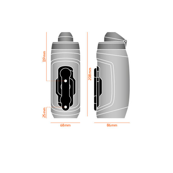 Fidlock BOTTLE TWIST SET BLACK 590ml