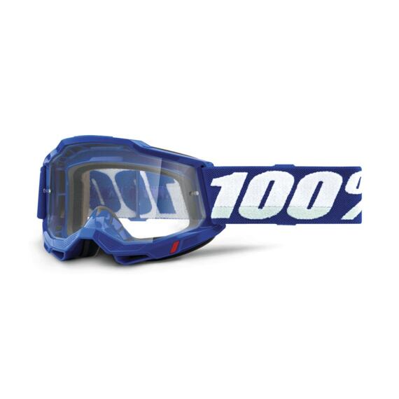 MX Glasses 100% ACCURI 2 Blue/Clear Lens