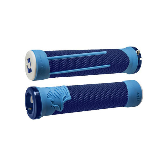 MTB Grips ODI AG-2 Lock-On Bonus Pack Blue / Light Blue