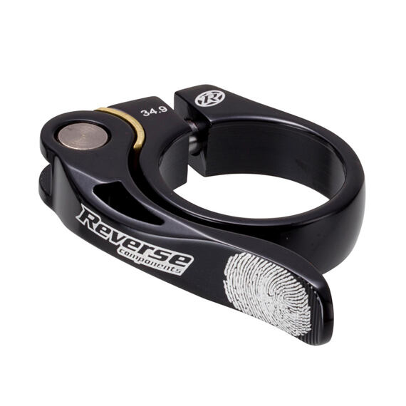 Reverse Long Life Seatpost Clamp 34.9 mm Black