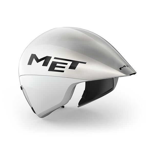 MET přilba DRONE WIDE BODY II white metallic -55/58