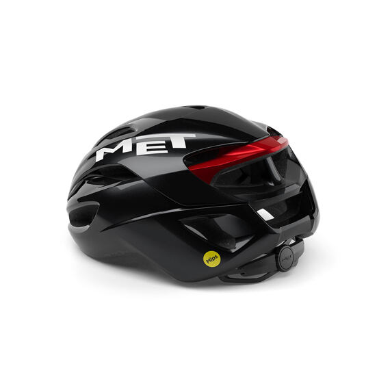 MET helmet RIVALE MIPS black/red metallic -52/56