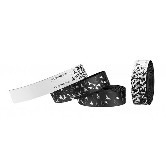 CICLOVATION bar tape Leather Touch Minimalism Fly White