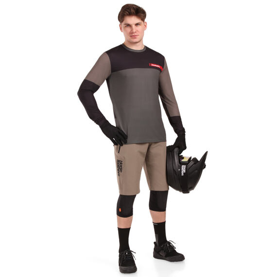 HORSEFEATHERS jersey QUANTUM LS chimera/walnut