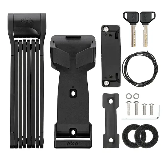 AXA lock Fold 130 black