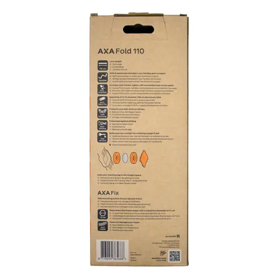 AXA lock Fold 110 black