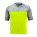 SENSOR CYKLO MOTION MEN JERSEY SS ZIP neon yellow/grey