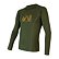 SENSOR MERINO DF CAMP MEN TEE LS SAFARI GRN
